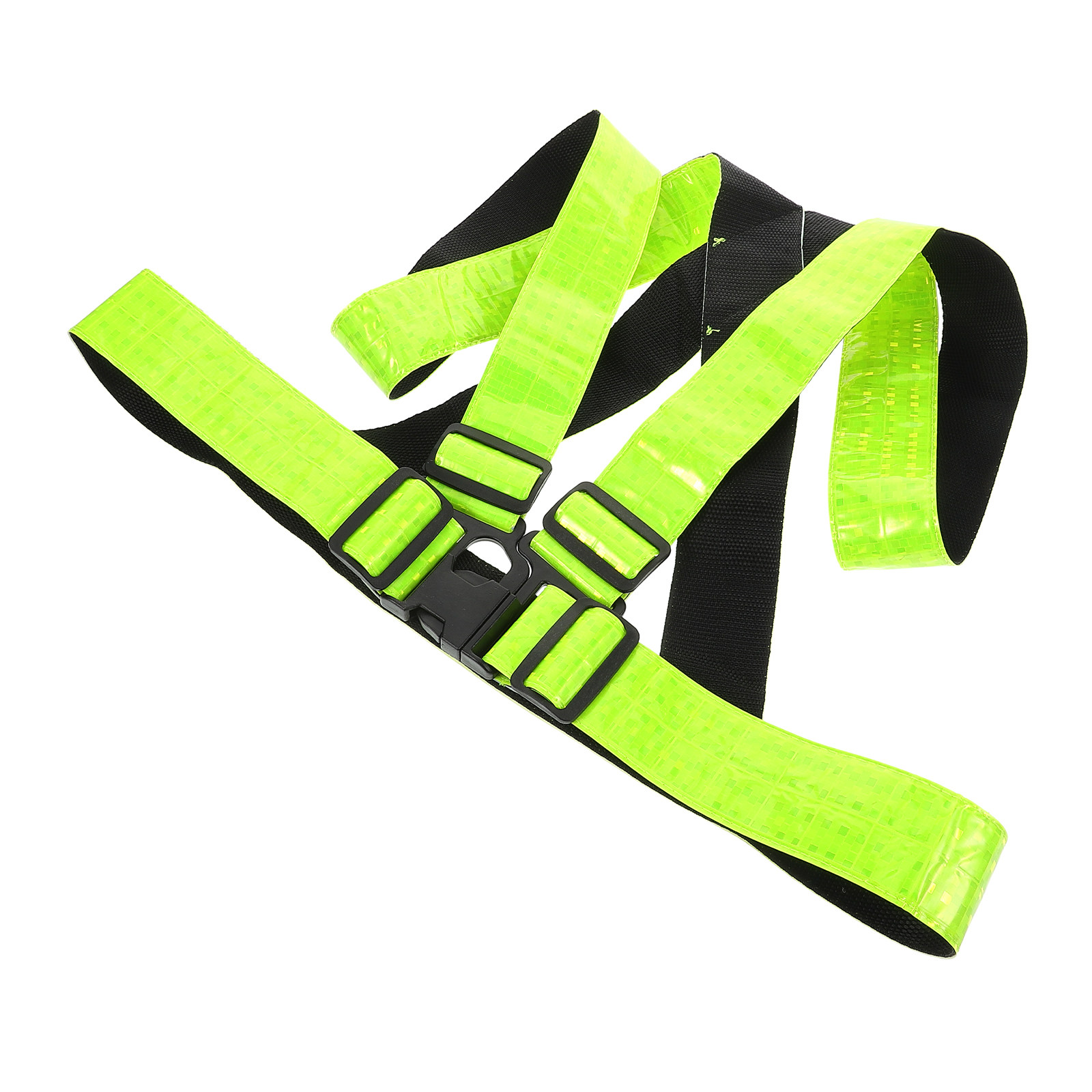 Running Visibility Gear - 反射素材を使用したベスト。夜間のランニングやサイクリング、ジョギング、ハイキング、犬の散歩など、さまざまなアクティビティで安全性を高めるための、調整可能な高視認性ベスト。