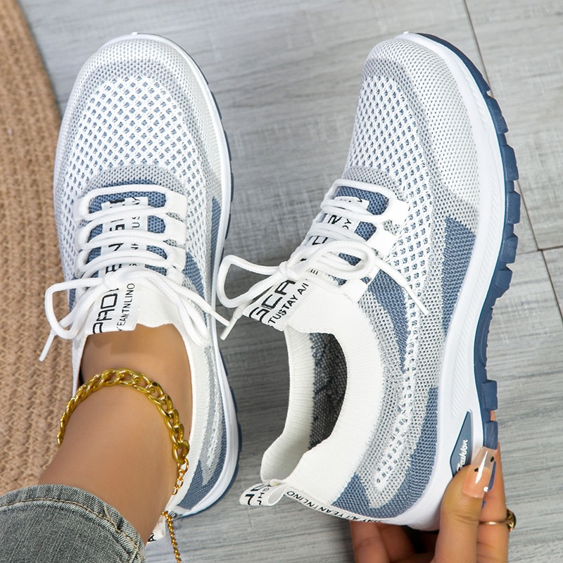 Running Shoes Women - 女性の靴ファッションカジュアルメッシュスニーカーアウトドアスポーツ通気性のある快適なランニングシューズ女性用靴