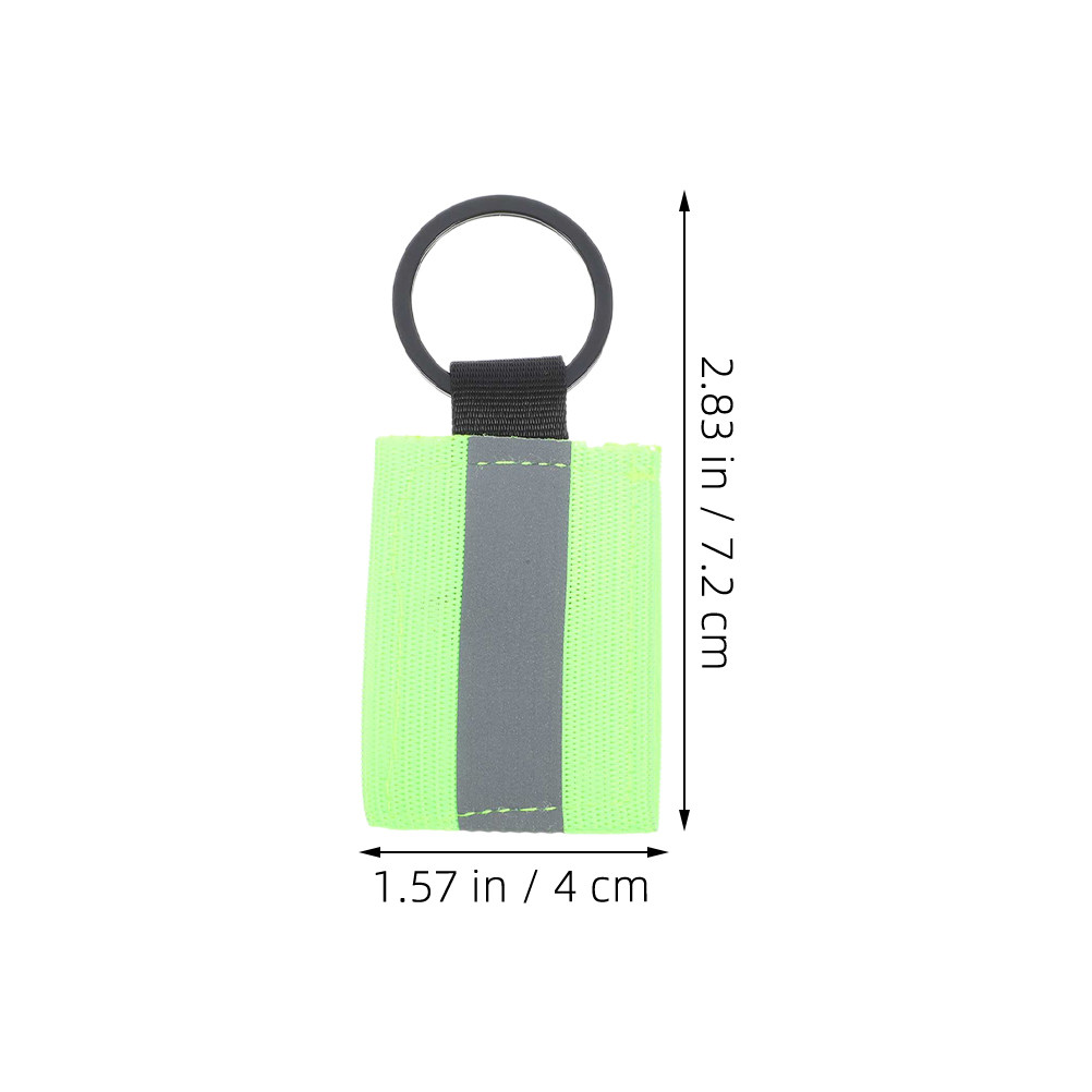 バックパックやジッパー、ランニング用の両面反射素材キーホルダ - Running Visibility Gear のレビューと価格