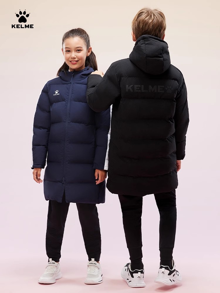 KELME キッドウィンタージャケットロングソリッドスポーツ - Running Gear Kids のレビューと価格