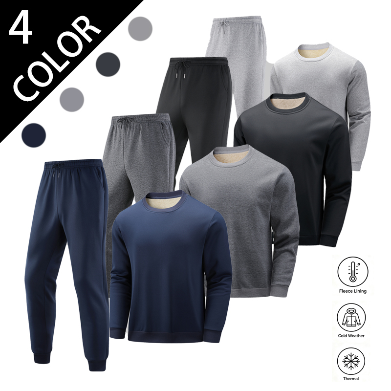 メンズ カジュアル トラックスーツ 長袖 クルーネック スウ - Joggers Pants のレビューと価格