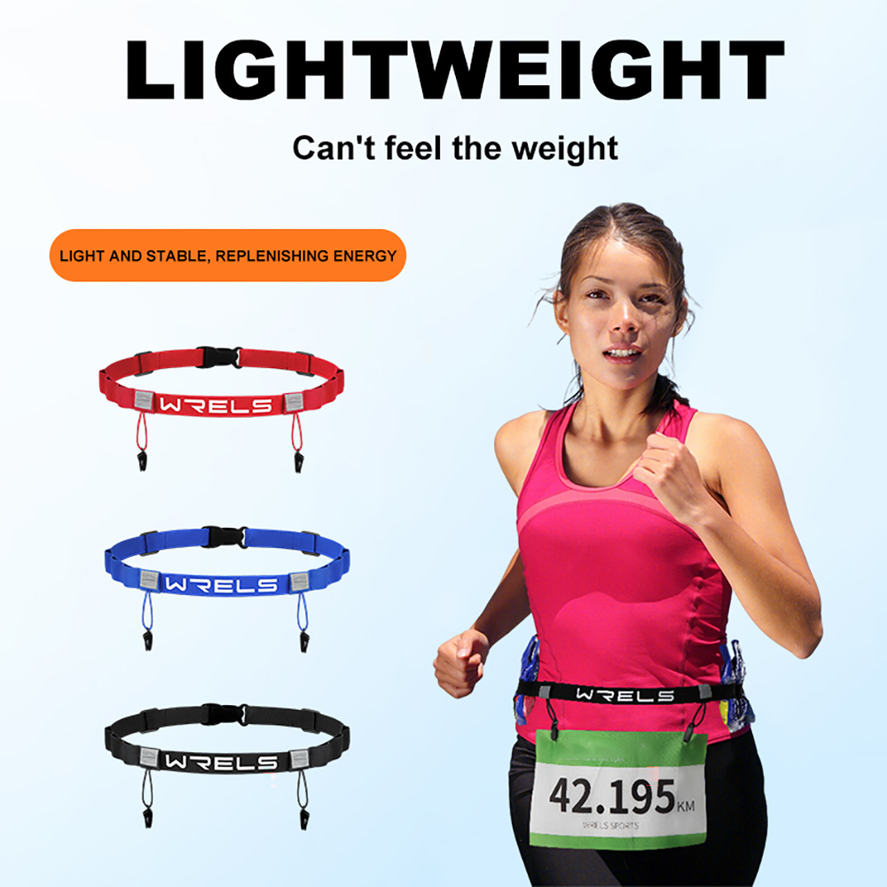 WRELS マラソン用レースナンバーベルト。調整可能で耐久性 - Race Bib のレビューと価格