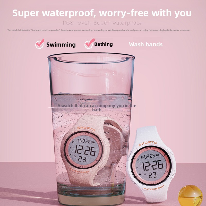 2026年新作シリコン防水LED腕時計、学生向け、水泳、アウ - Running Watch のレビューと価格
