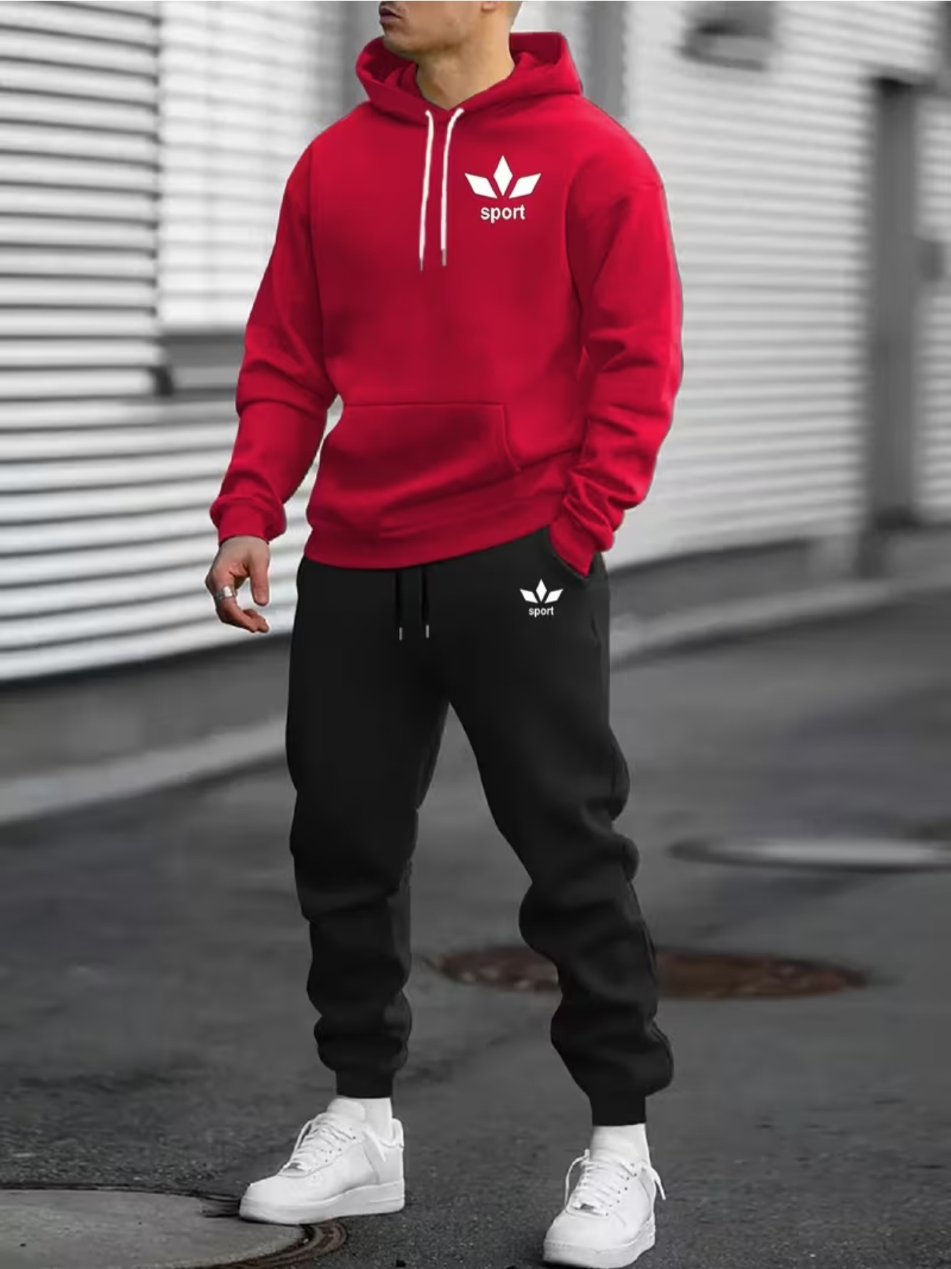 2026 メンズ 2ピーストラックスーツセット 環境に優しい - Joggers Pants のレビューと価格