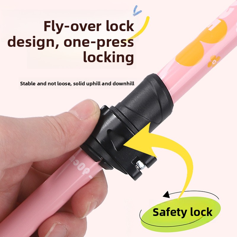 子供用折りたたみトレッキングポール シングルハイキングスティ - Trekking Pole Carbon のレビューと価格