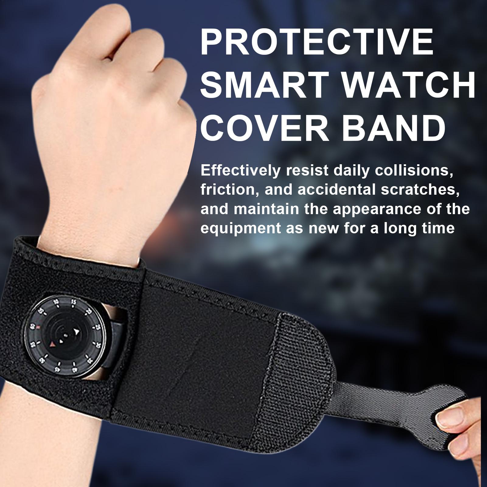 腕時計バンドリストプロテクター、男性用腕時計バンドカバー、防 - Running Watch のレビューと価格