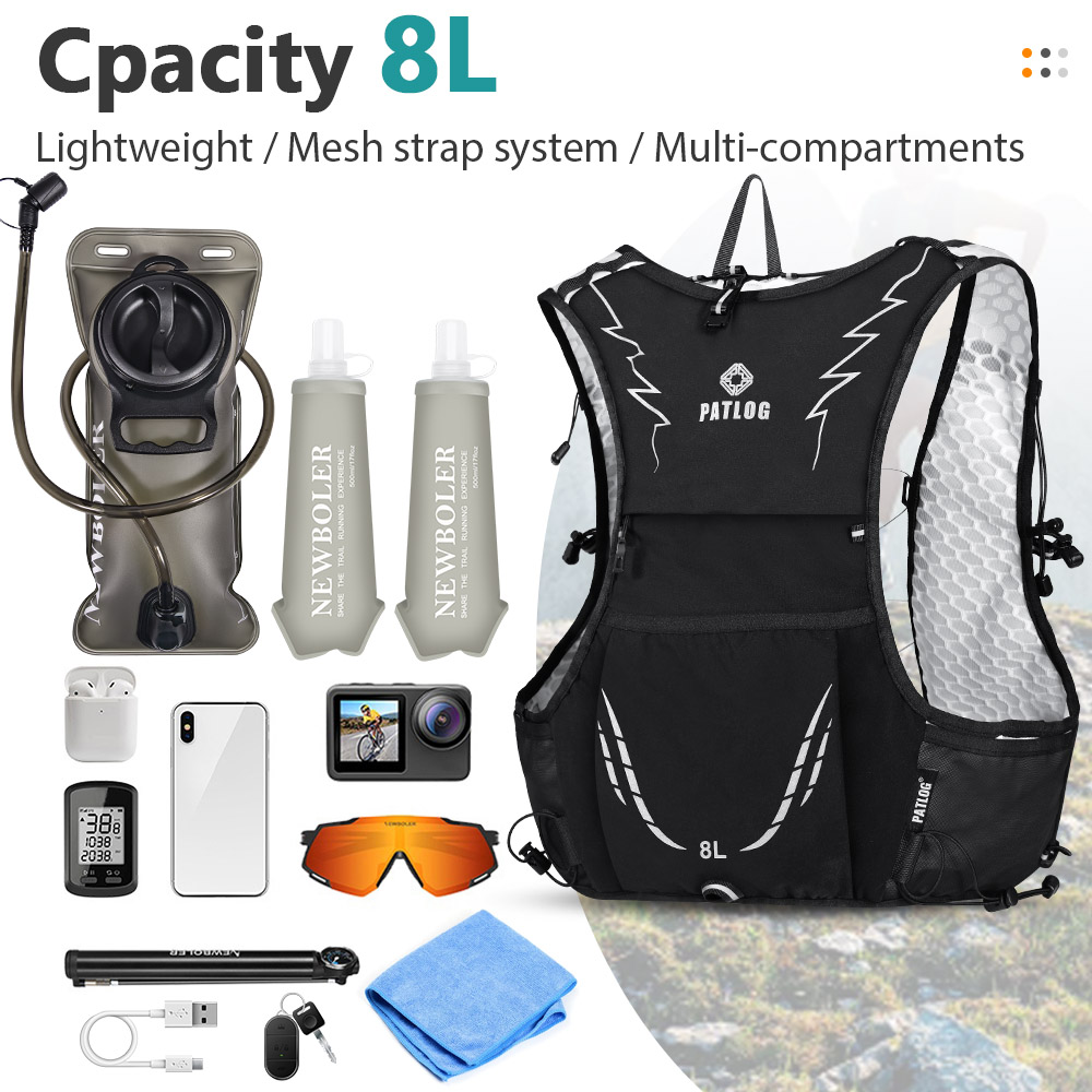 2026年新型8Lアウトドアトレイルランニングバックパック超 - Hydration Vest のレビューと価格