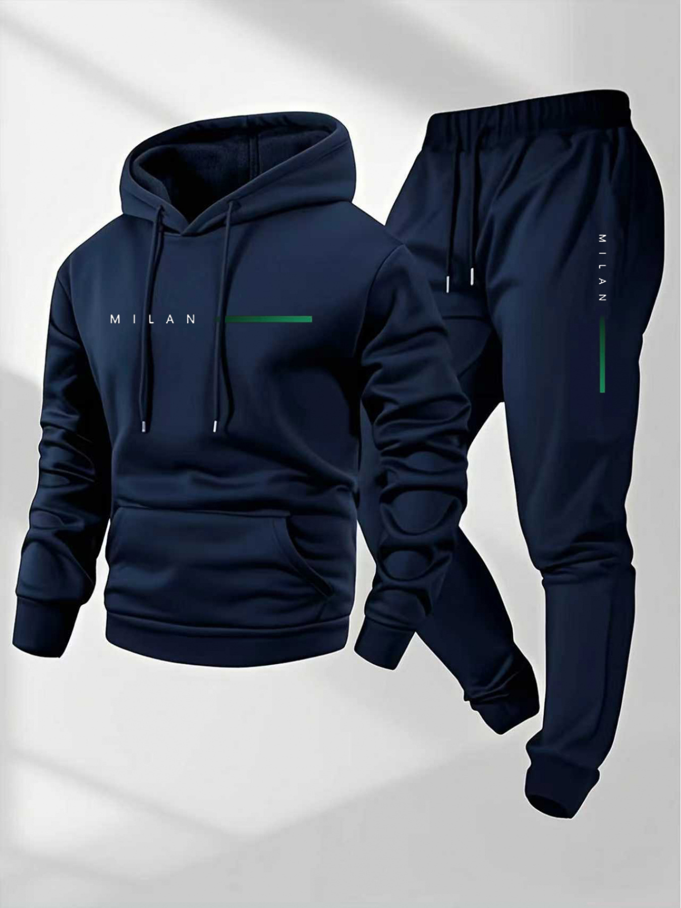 ユニセックス パーカー＆ジョガーパンツ 2点セット グリーン - Joggers Pants のレビューと価格