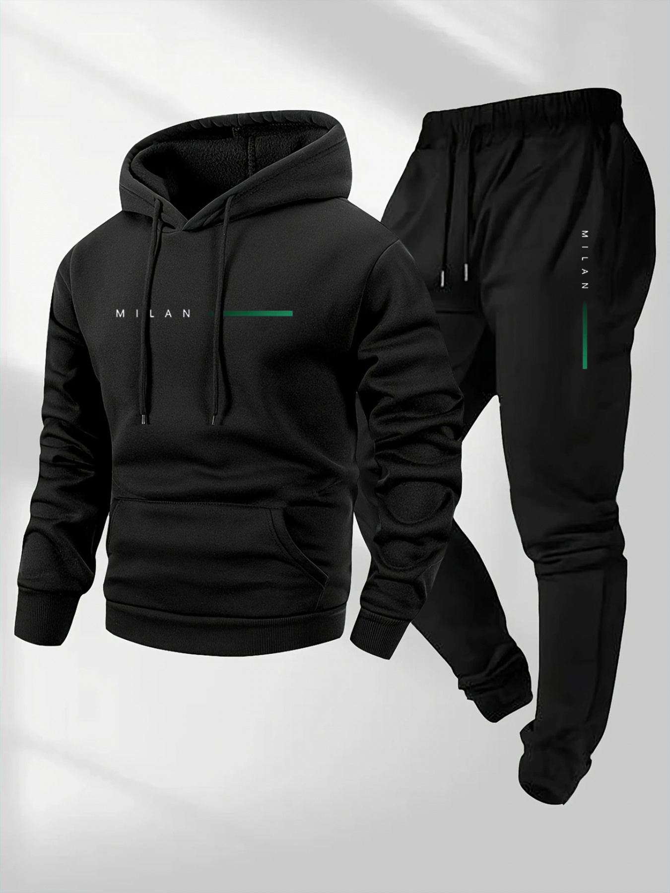 ユニセックス パーカー＆ジョガーパンツ 2点セット グリーン - Joggers Pants のレビューと価格