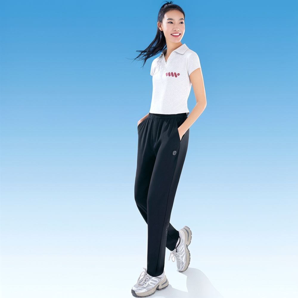 夏用のレディースカジュアルスポーツウェア、ストレートパンツ、 - Running Gear Junior のレビューと価格