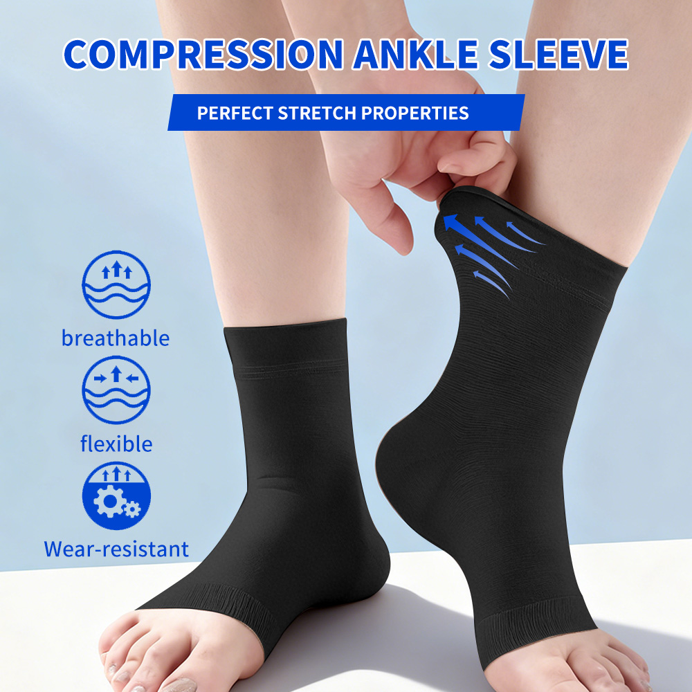 医療用圧迫足首関節固定ブレース1組 スポーツ捻挫・挫傷用 中 - Ankle Brace のレビューと価格