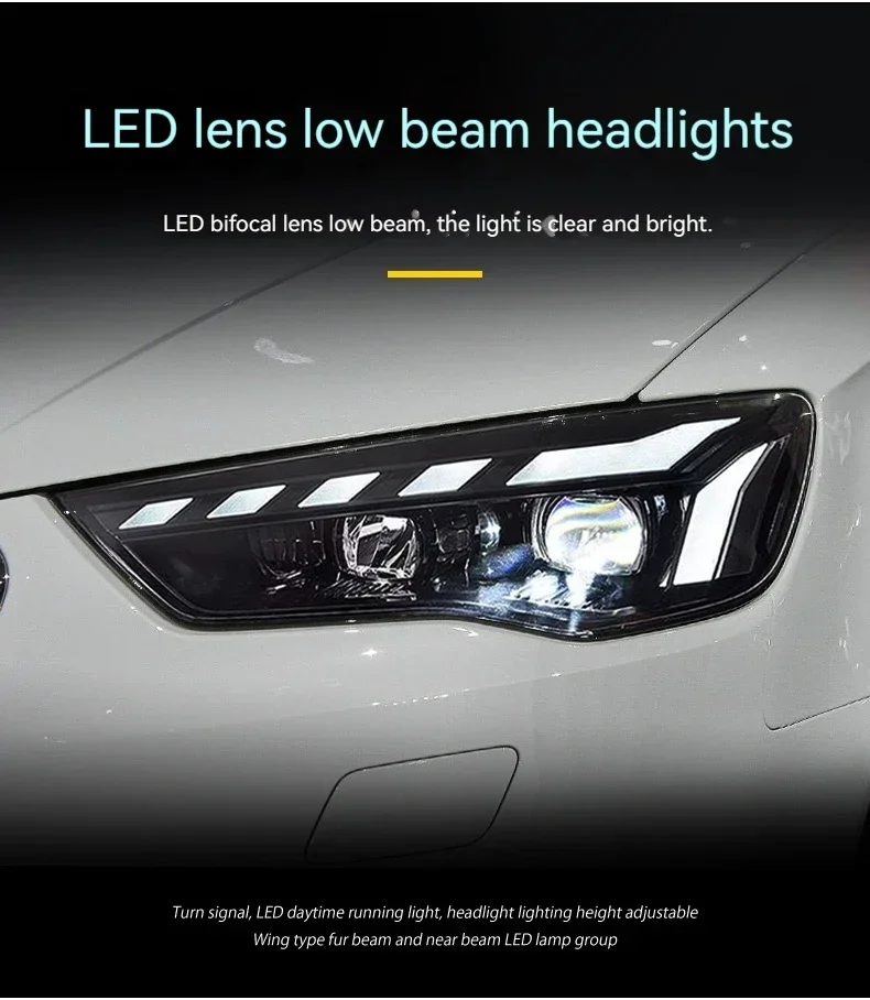 FTカーライト アウディA3ヘッドライト 2013-2020 - Running Headlamp のレビューと価格