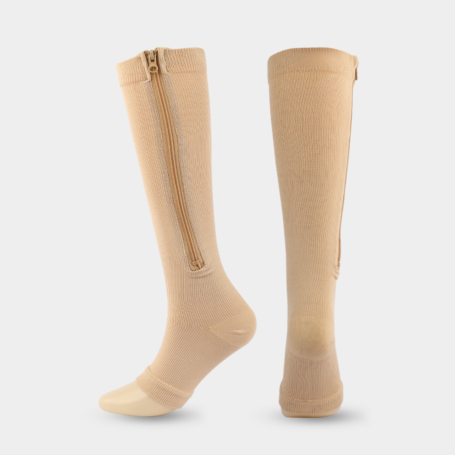 ランニングスポーツ圧縮ソックス無地シンプルな圧力ソックスジッ - Sports Socks のレビューと価格