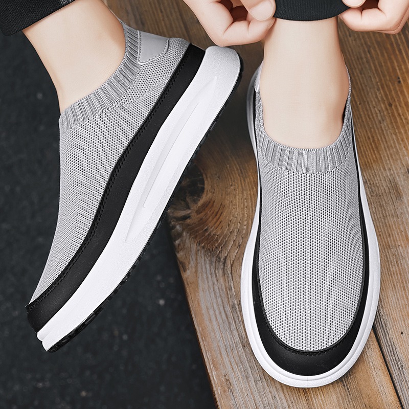 2025年新作 メンズシューズ 通気性メッシュ キャンバスシ - Running Shoes Men のレビューと価格