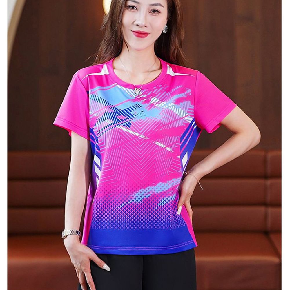 速乾性レディースランニングTシャツ アイスシルクスポーツトッ - Running Gear Junior のレビューと価格
