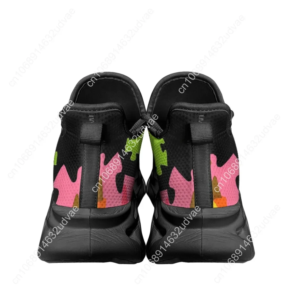 自閉症啓発スポーツランニングシューズカラーパズル耐久性のある - Running Shoes Women のレビューと価格