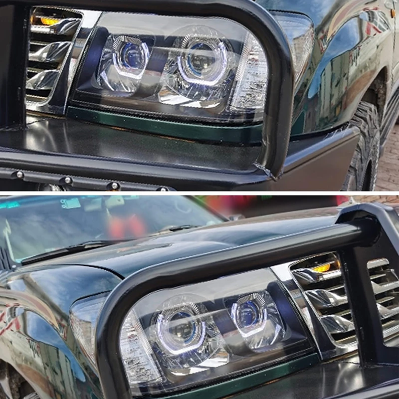 トヨタLC100ランドクルーザー4500用フルLEDヘッドラ - Running Headlamp のレビューと価格