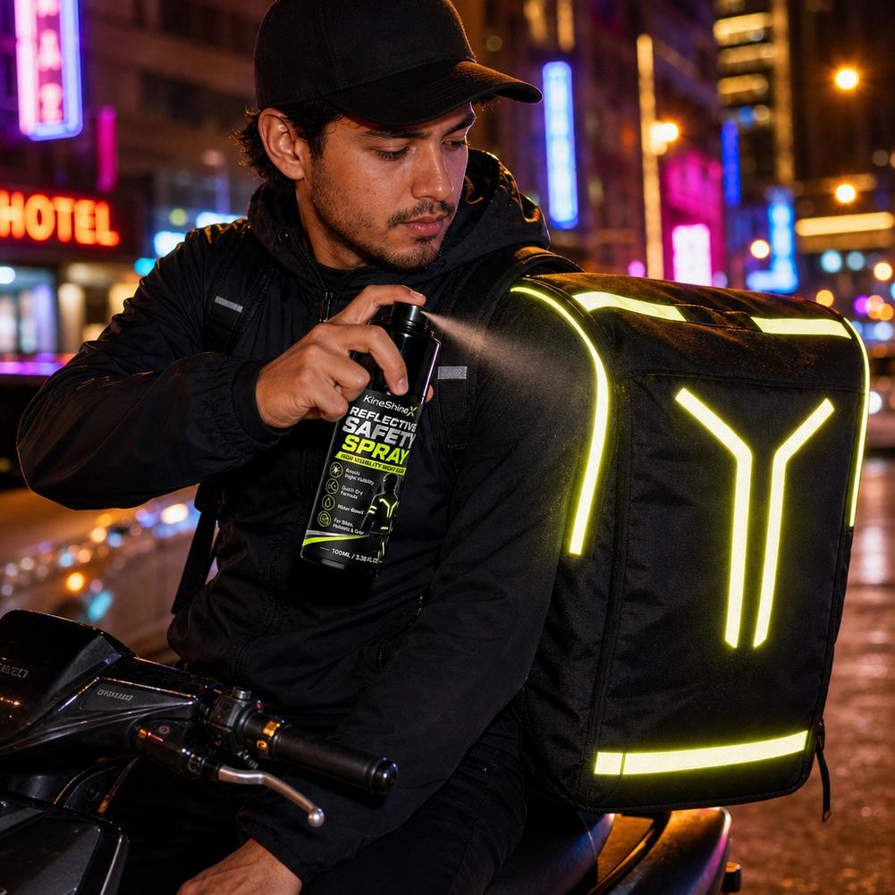夜間反射安全スプレー高視認性コーティング塗料、サイクリング、 - Running Visibility Gear のレビューと価格