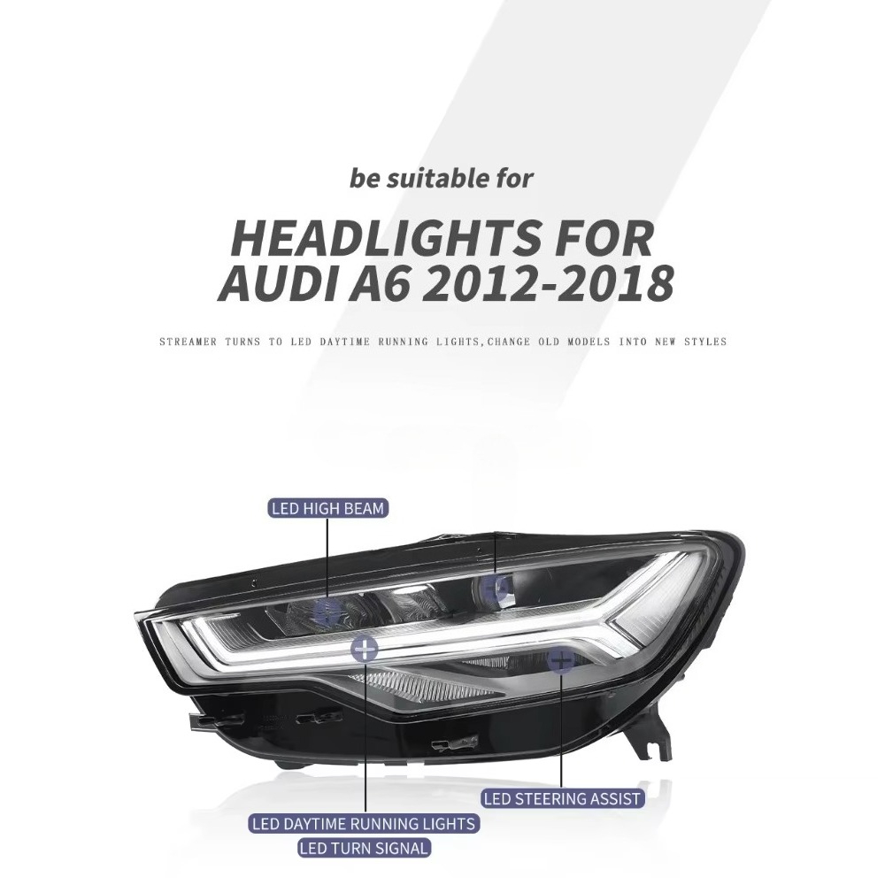 A6 C7 A6L 2012-2018 アップグレードヘッド - Running Headlamp のレビューと価格